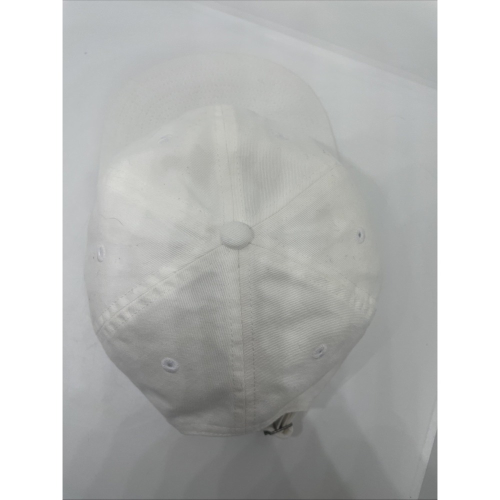 Nike Hat Cap Strap Back Mens Medium/Large White Club Cap Sneaker Patch Casual - Picture 4 of 7